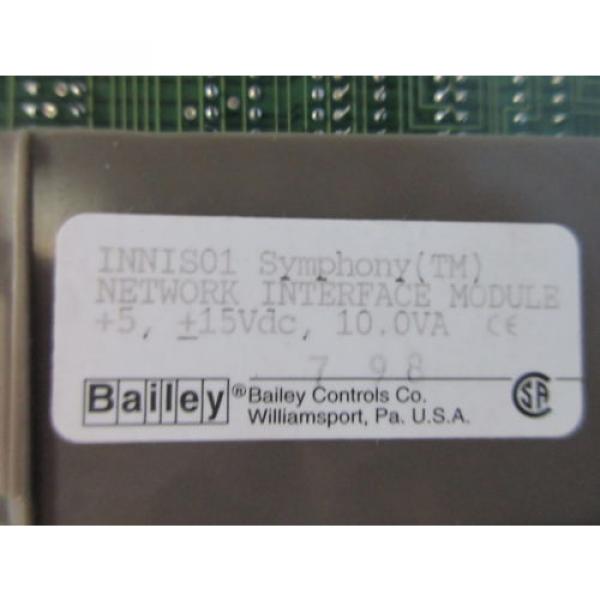 Bailey INNIS01 Symphony Network Interface Module Assy 6636690J1 ABB Infi-90 #2 image