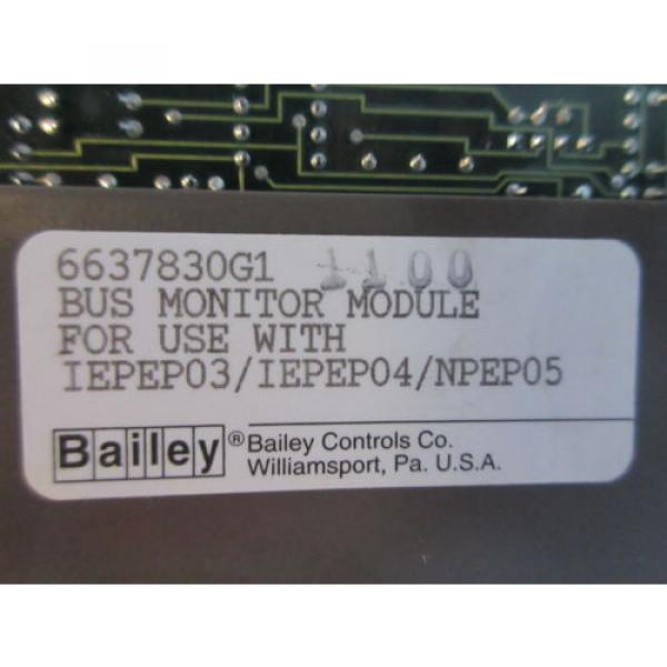 Bailey 6637830G1 infi-90 Bus Monitor Module Assy 6637829F1 ABB Symphony Network #2 image