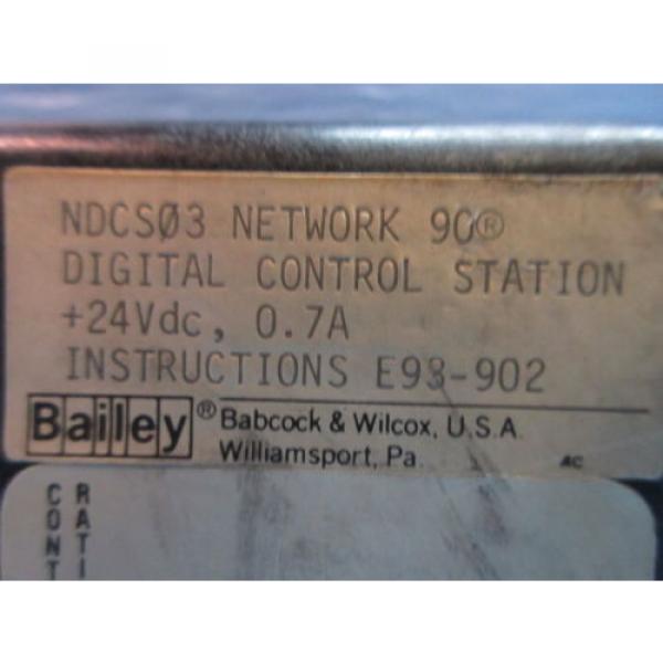 Bailey NDCS03 Network 90 Digital Control Station 24Vdc 6634045J1 ABB infi-90 #3 image