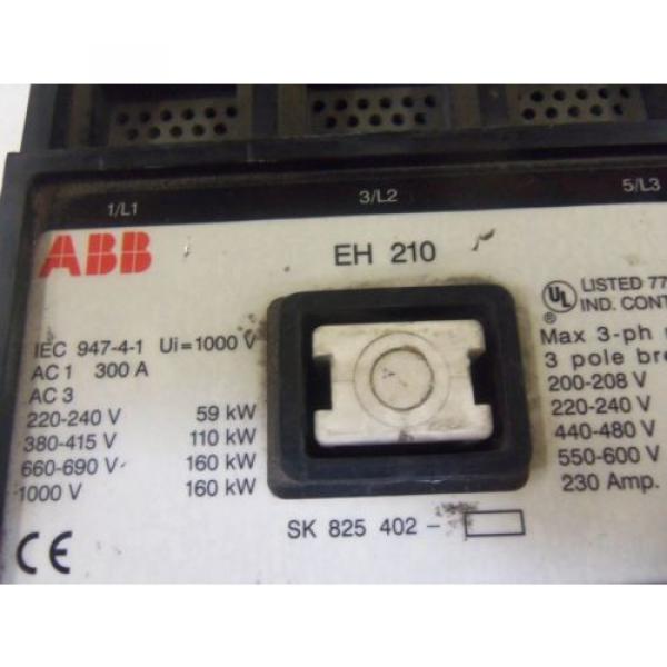 ABB EH 210 CONTACTOR 120V *NEW NO BOX* #4 image