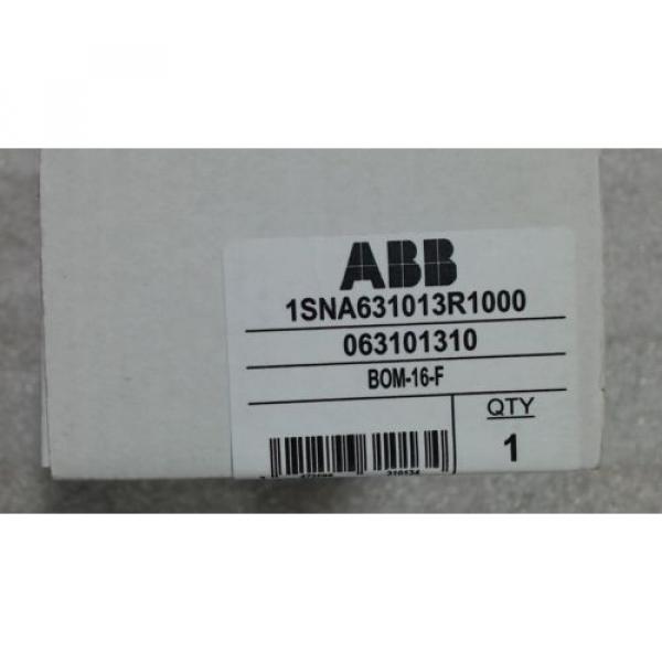 NIB ABB connector interface 1SNA631013R1000 BOM-16-F 063101310 - 60 day warranty #1 image