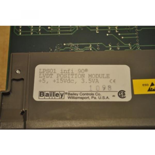 Bailey Controls Etsi LPS01 Infi 90 Slave Position Module ABB #3 image