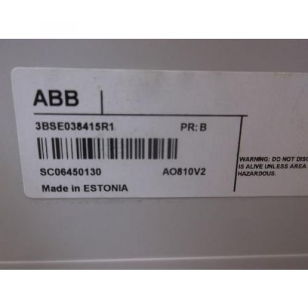 ABB 3BSE038415R1 OUTPUT MODULE ANALOG *NEW IN BOX* #4 image