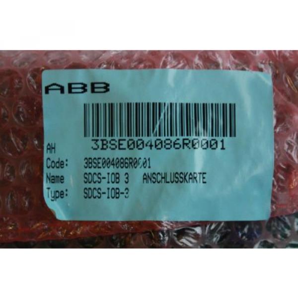 ABB Analog Connection Interface SDCS-IOB-3, 3BSE004086R0001 #2 image