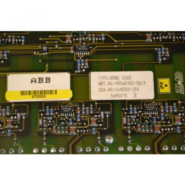 ABB GME CIRCUIT DRIVE BOARD DSQC 236B DSQC-236B DSQC236B YB560103-CB NEW #2 image