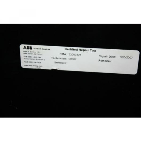 ABB BBC BROWN BOVERI VERITRON Drive #PAD2151 B V4 640V, 30A, 48-63Hz #7 image