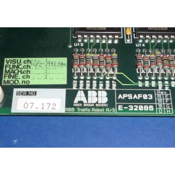 ABB ROBOTICS SAFETY BOARD PCB APSAF03 #3 image