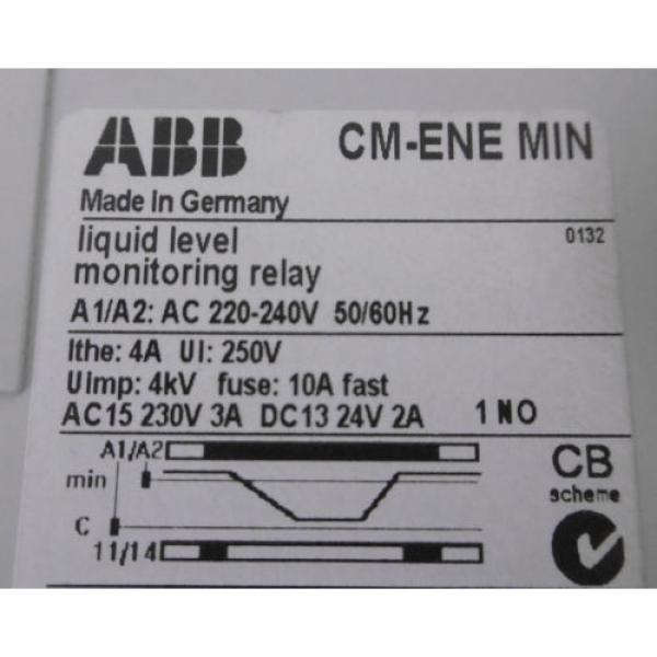 ABB Niveaurelais 1SVR550851R9500 Typ CM-ENE MIN Neu OVP #4 image