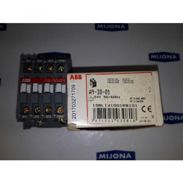 ABB A9-30-01 Contactor Schütz 1SBL141001R8101 24V 50/60Hz #1 image