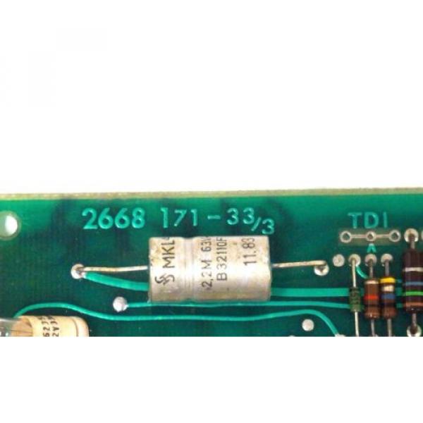 ABB 2668-171-33/3 PC BOARD 2668171333 #3 image