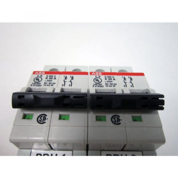 2x ABB S202U K20A HIGH PERFORMANCE CIRCUIT BREAKER 240VAC #4 image