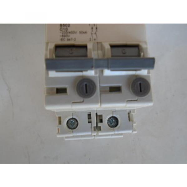 ABB S502-C10 2 Pole 230/400 VAC Circuit Breaker #5 image