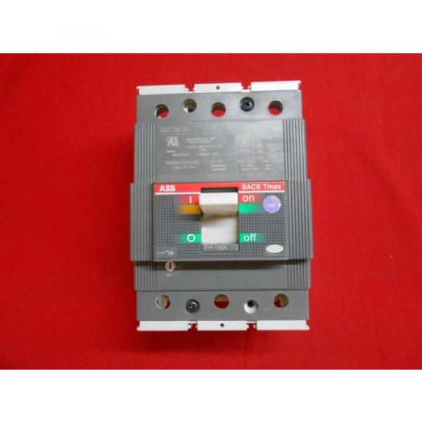 ABB T3S150mw CIRCUIT BREAKER; 150AMP,  3-POLE, 600VAC motor circuit protector #1 image