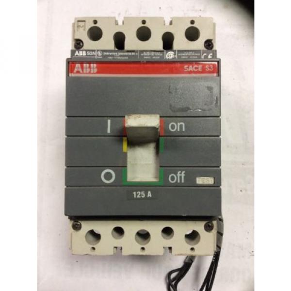 ABB Circuit Breaker 125 Amp 400 Volt AC #1 image