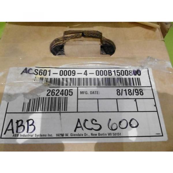 ABB ACS600  ACS 601-0009-4-000B1500800 *NEW IN BOX* #1 image