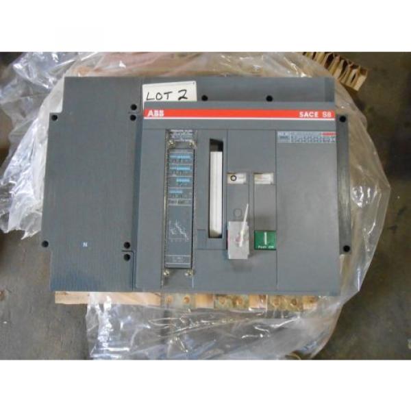 ABB S8V16EW2A280D-4 CIRCUIT BREAKER s8v 4pole 1600a mp #1 image