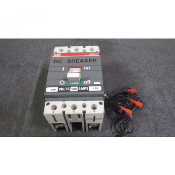 ABB DC CIRCUIT BREAKER S3B 175 AMP // 240 VAC 500 VDC // 2 POLE WITH AUX &amp; ALARM #1 image