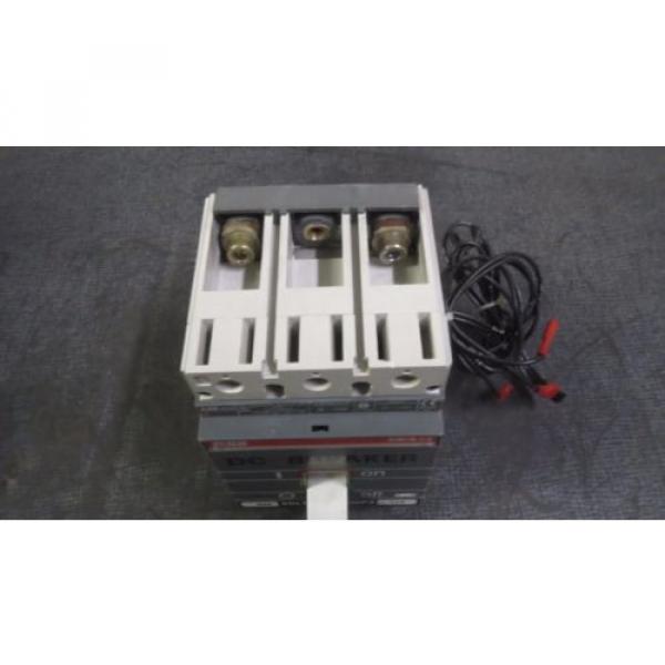 ABB DC CIRCUIT BREAKER S3B 175 AMP // 240 VAC 500 VDC // 2 POLE WITH AUX &amp; ALARM #4 image