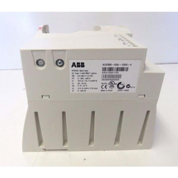 ABB ACS355-03U-12A5-4 AC Drive 5.5kW (7.5HP), 12.5A, 380-480Vac New #4 image