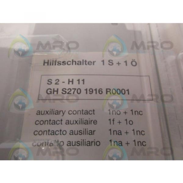 ABB S2-H11 AUXILIARY CONTACT *NEW IN ORIGINAL PACKAGE* #1 image