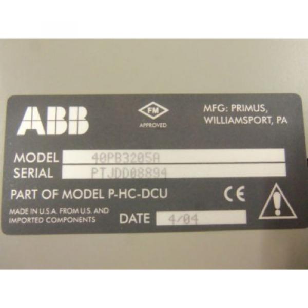 ABB 40PB3205A CONTROL *USED* #4 image