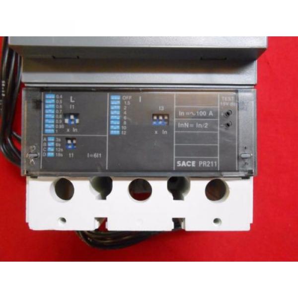 ABB S4H100BW CIRCUIT BREAKER 100AMP, 3-POLE, 600VAC W/ AUX SWITCH AND SHUNT TRIP #3 image