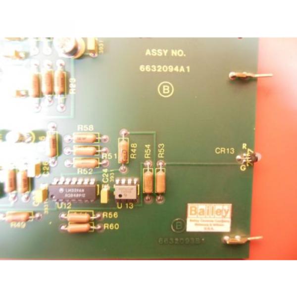 Bailey/ABB OIS20 Printed Circuit Board, 6632094A1 (USED) #2 image