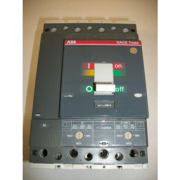 NEW ABB 1SDA054503R1 200 Amp 4 Pole TMAX T4 V250 Circuit Breaker (CIR2178) #4 image