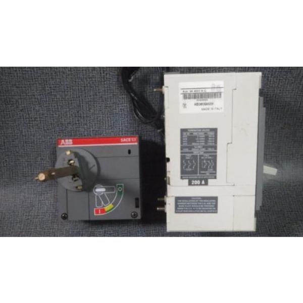 ABB S3H CIRCUIT BREAKER 200 AMP, 480 VAC / 500 VDC, 3 POLE W/ AUX SWITCH &amp; ALARM #2 image