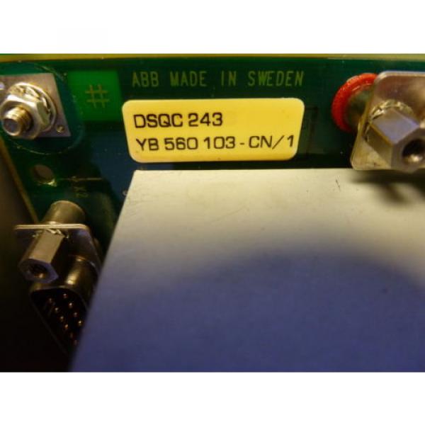 ABB DSQC 243 DSQC243 SERIAL MEASUREMENT BOARD 3HAA 001-CP 3HAA001CP #2 image