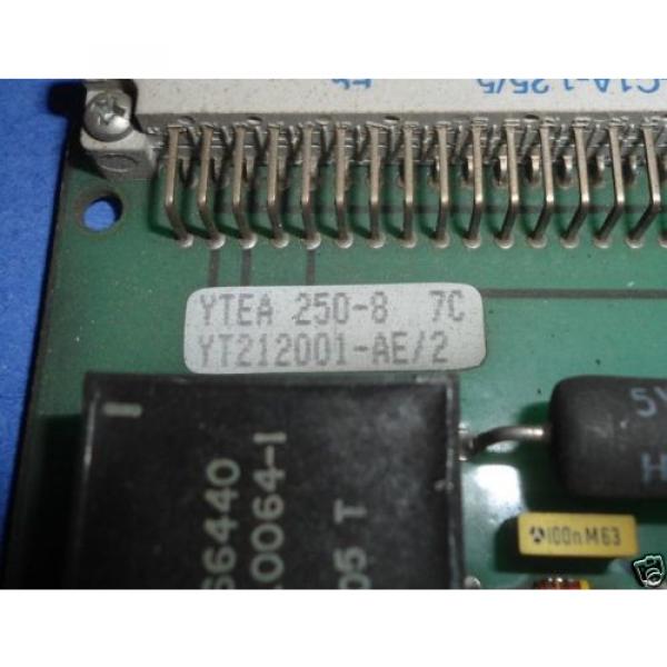 ABB ROBOTICS SERVO AMPLIFIER BOARD YTEA 250-8 / YT212001-AE/2 #3 image