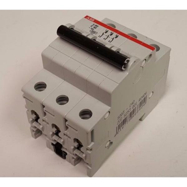 ABB  S203-C40  Circuit Breaker Thermal Mag, 3 Pole, 40A #1 image