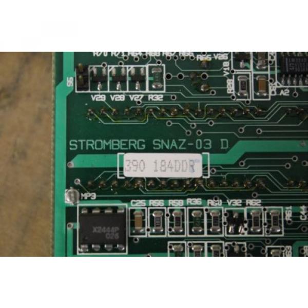 ABB ASEA BROWN BOVERI STROMBERG DRIVE CONTROL CIRCUIT BOARD SNAZ-03 D SNAT-03 #2 image