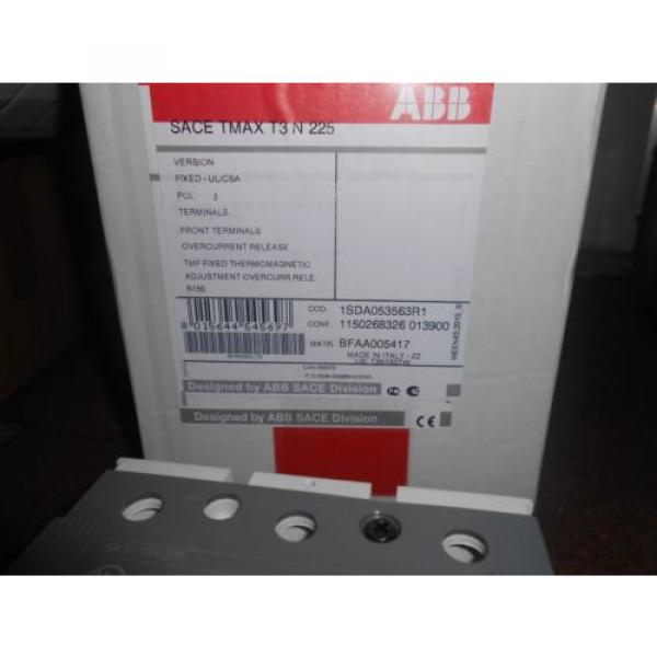 t3n150tw abb circuit breaker new boxed 150 amp tmax accessories available #1 image