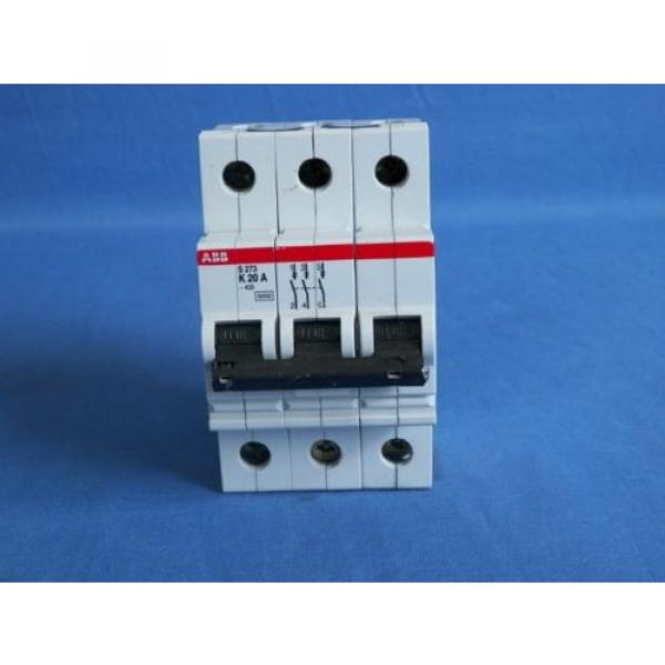 ABB S273 K20A 3-phase Circuit breaker #1 image