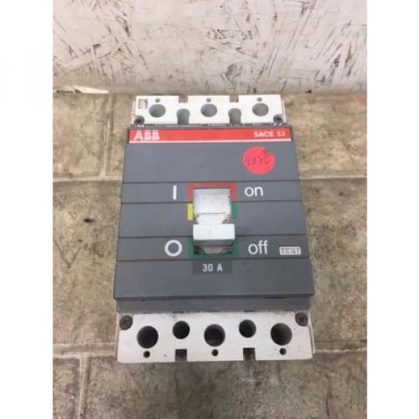 30A ABB 30 Amp Sace S3/S3N Molded Case DC Circuit Breaker 2P 500VDC #1 image