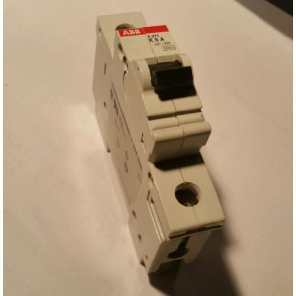 Quantity- 3     ABB S271 K6A Circuit Breakers   230/400   277/480 V a.c. #1 image