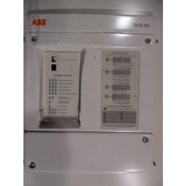 ABB DCS 600 (1400HP) DC MOTOR DRIVE TYPE:DCS601-1500-61-15000A0 PH:3 600VAC USED #2 image