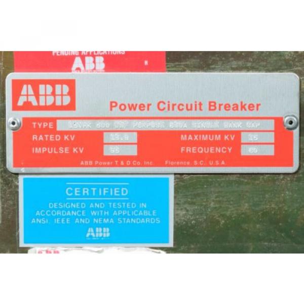 ABB 15 VHK 500 2000 amp #6 image