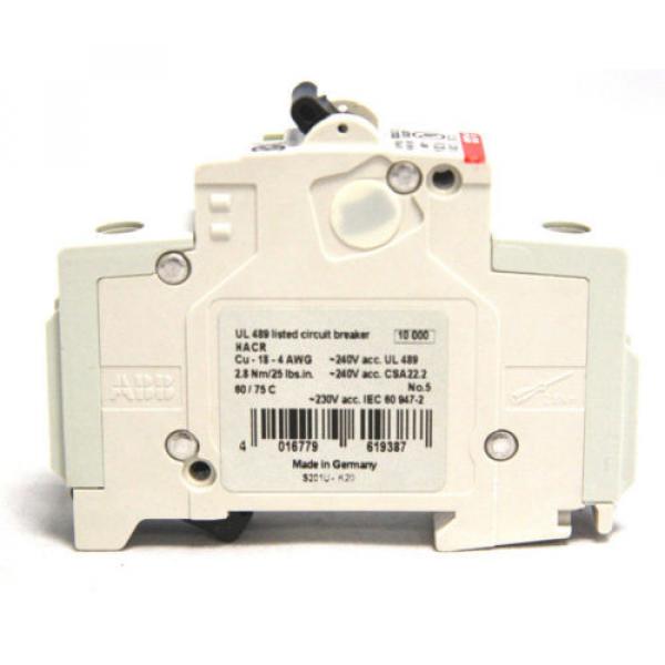 ABB S201U-K20 Circuit Breaker 20A 1P 240V BCPD American Breaker MCB 20 Amp #3 image