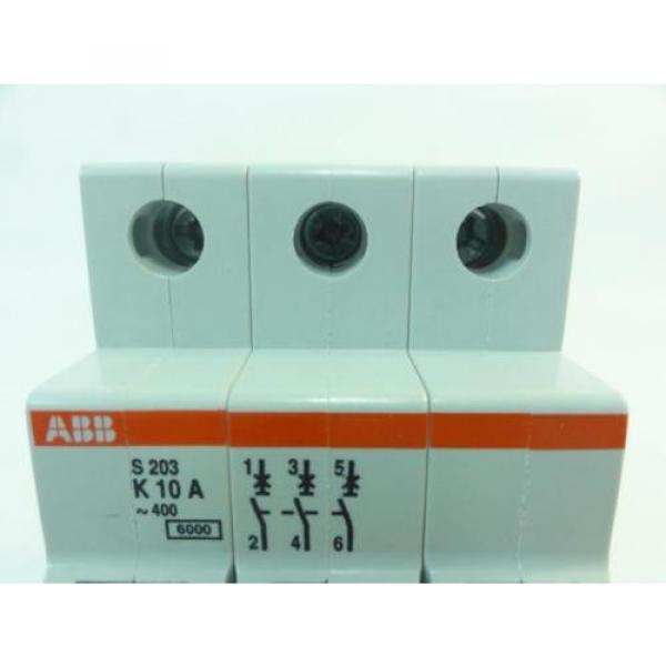 167300 New-No Box, ABB S203K10 Circuit Breaker, 10A, 277/480V #2 image