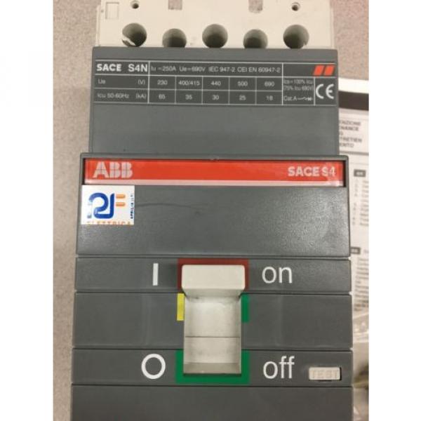 NEW IN BOX ABB SACE S4 CIRCUIT BREAKER 1SDA017319R1 #7 image