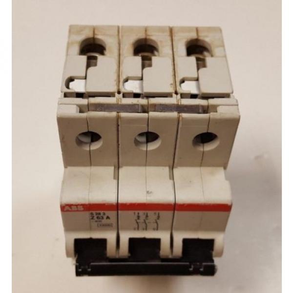 ABB S283-Z63A 3 Pole  63 Amp 480 Volt Circuit Breaker #2 image