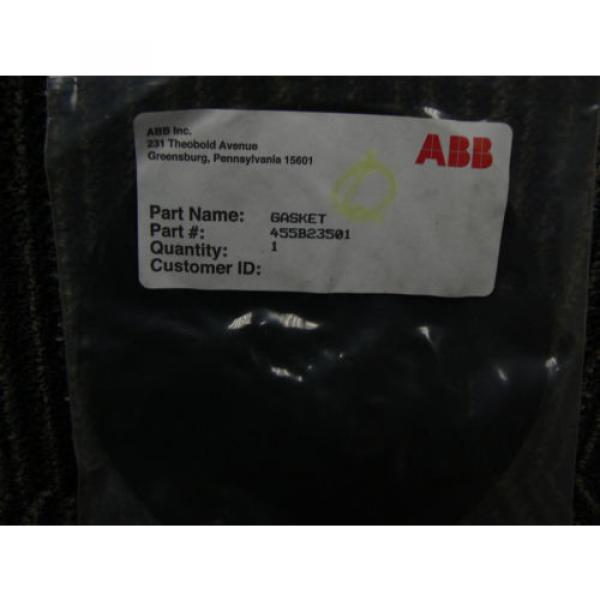 ABB INC. GASKET  455B23501  *NEW IN FACTORY BAG*    1 PC #1 image