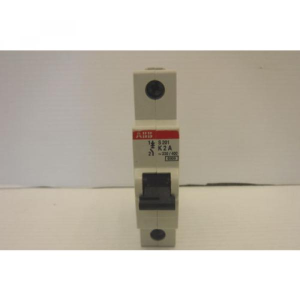 ABB S201-K2A CIRCUIT BREAKER 2 AMP #1 image