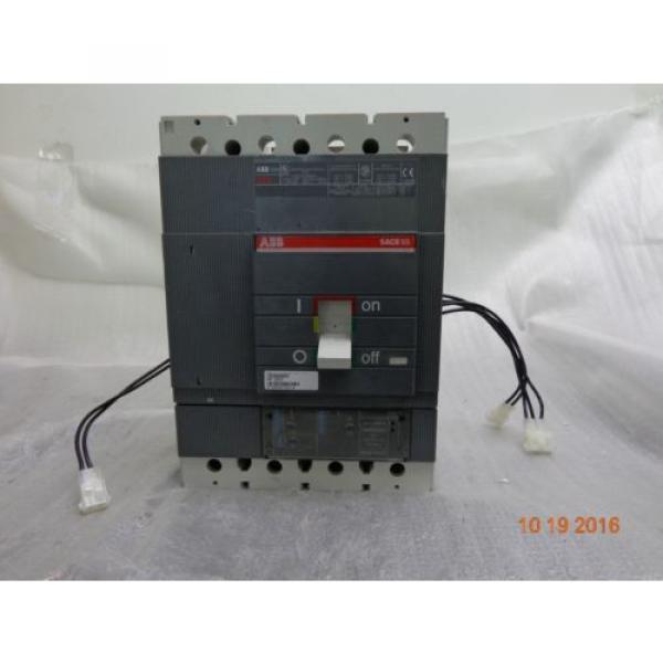 ABB - Sace S5N Circuit Breaker, 400 Amp, 600 VAC, 4 Pole used #1 image