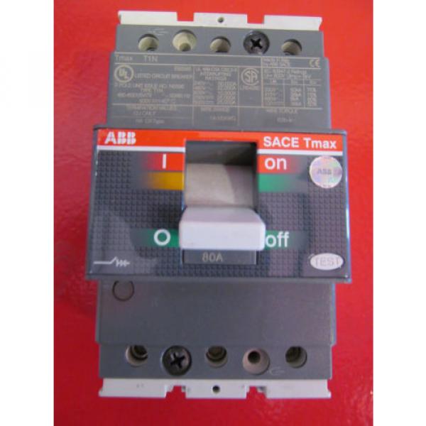 ABB SACE TMAX T1N 80 Amp Circuit Breaker T1N080TL #2 image