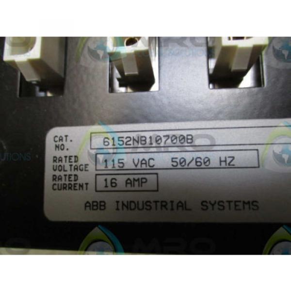 ABB AUTOMATION 6152NB10700B POWER SIPPLY DISTRIBUTION MODULE *NEW NO BOX* #4 image