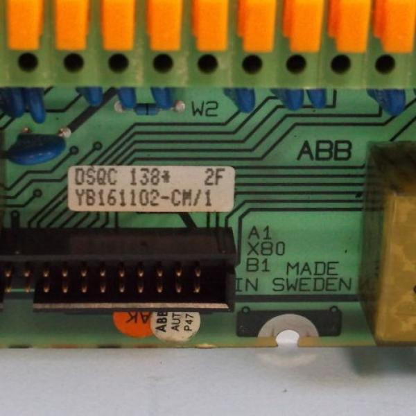 ABB TERMINAL BOARD, DSQC 138 YB161102-CM/1 #2 image