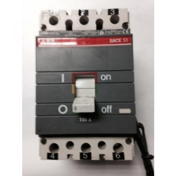 ABB 3 Pole, 100 AMP S3N Circuit Breaker #1 image